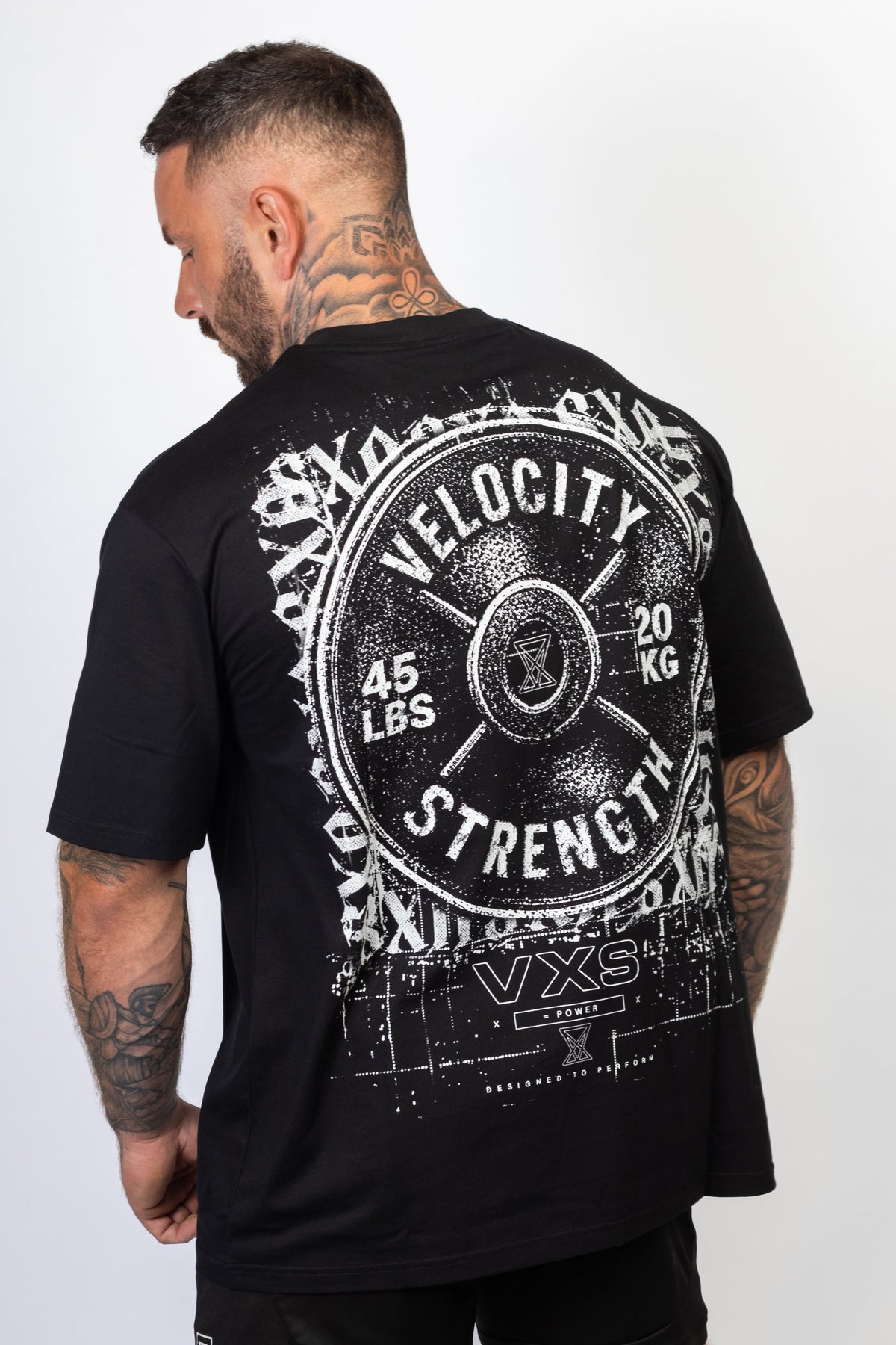 IRON Oversized Tee - 45/20 - VXS GYM WEAR