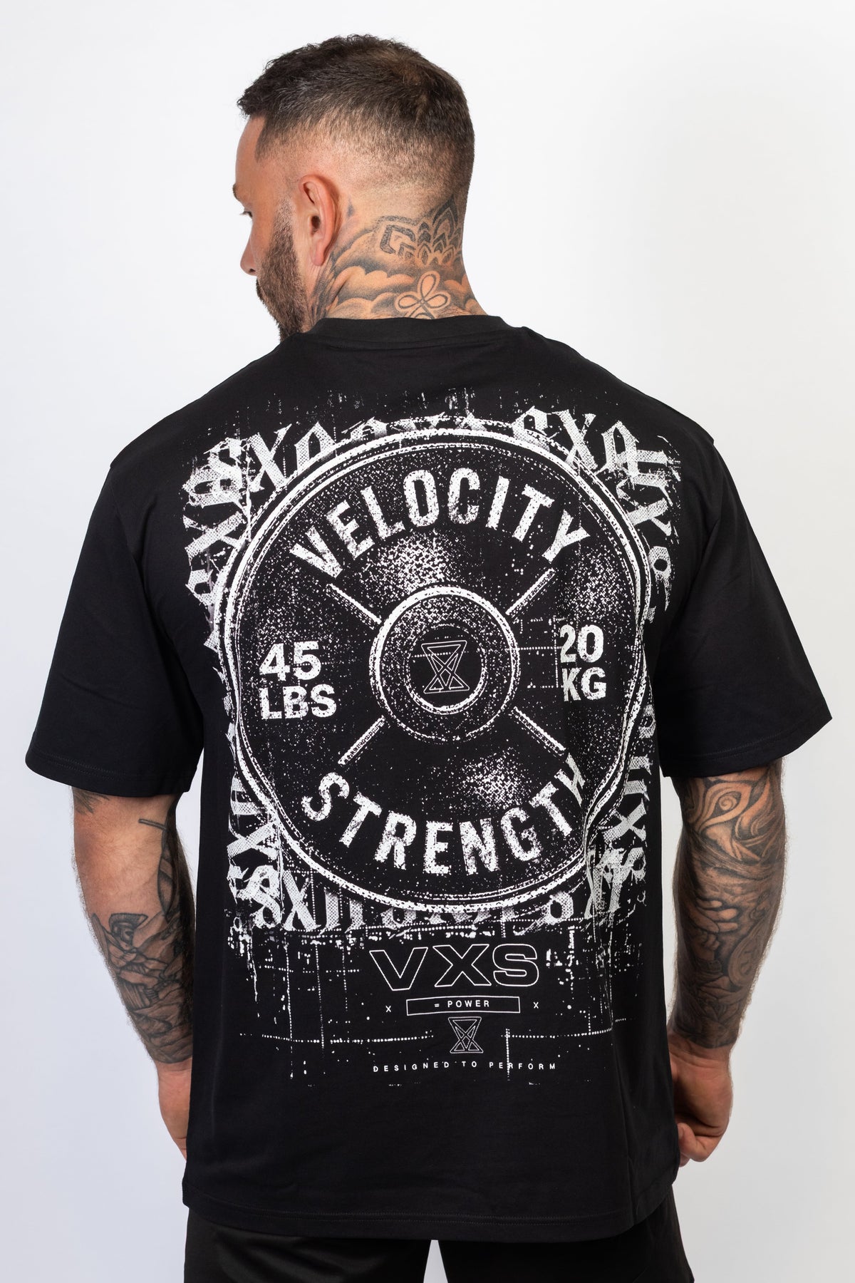 IRON Oversized Tee - 45/20 - VXS GYM WEAR
