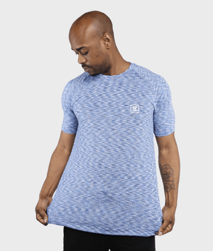 Elite T-Shirt [Blue/White Fuzion] - VXS GYM WEAR