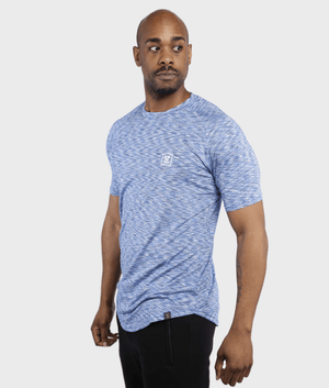 Elite T-Shirt [Blue/White Fuzion] - VXS GYM WEAR