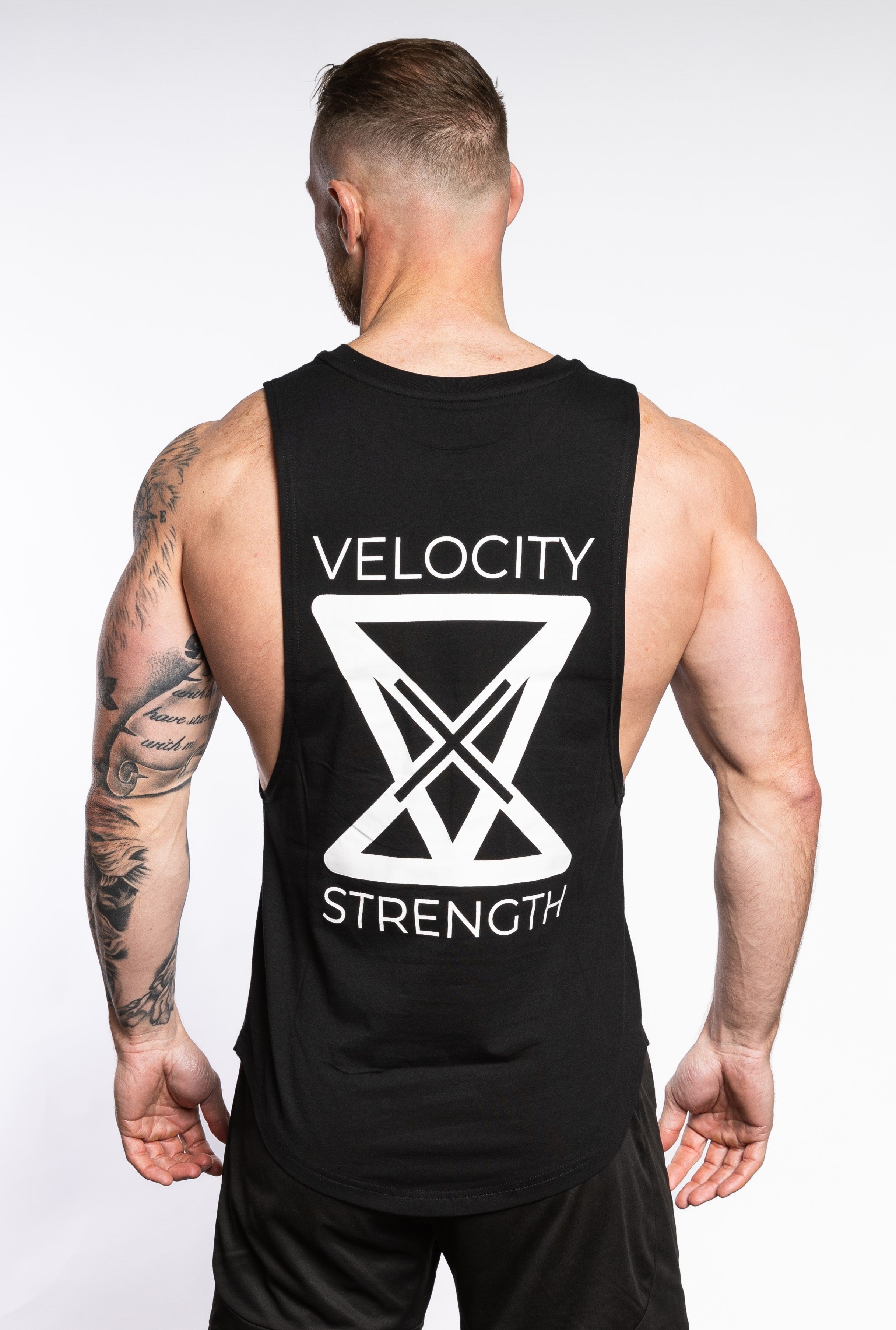 Statement Sleeveless - Black - VXS GYM WEAR