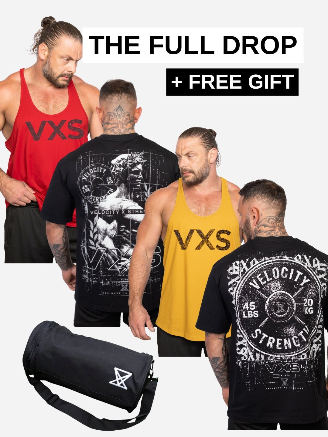 The Full Drop Bundle + FREE Gift - VXS GYM WEAR
