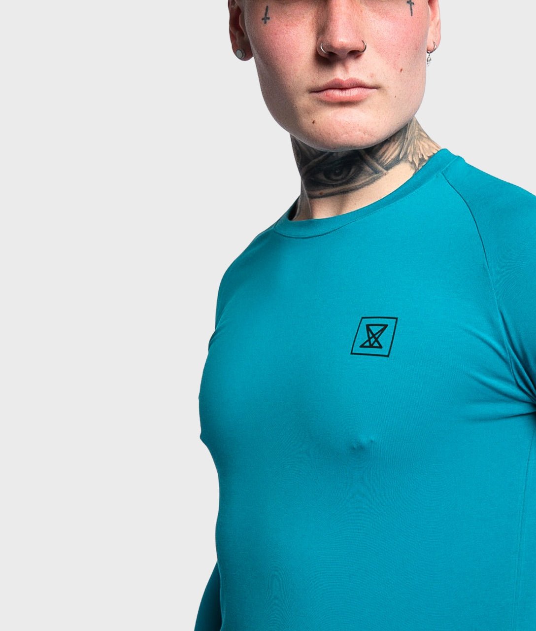 Core Long Sleeve [Aqua] - VXS GYM WEAR
