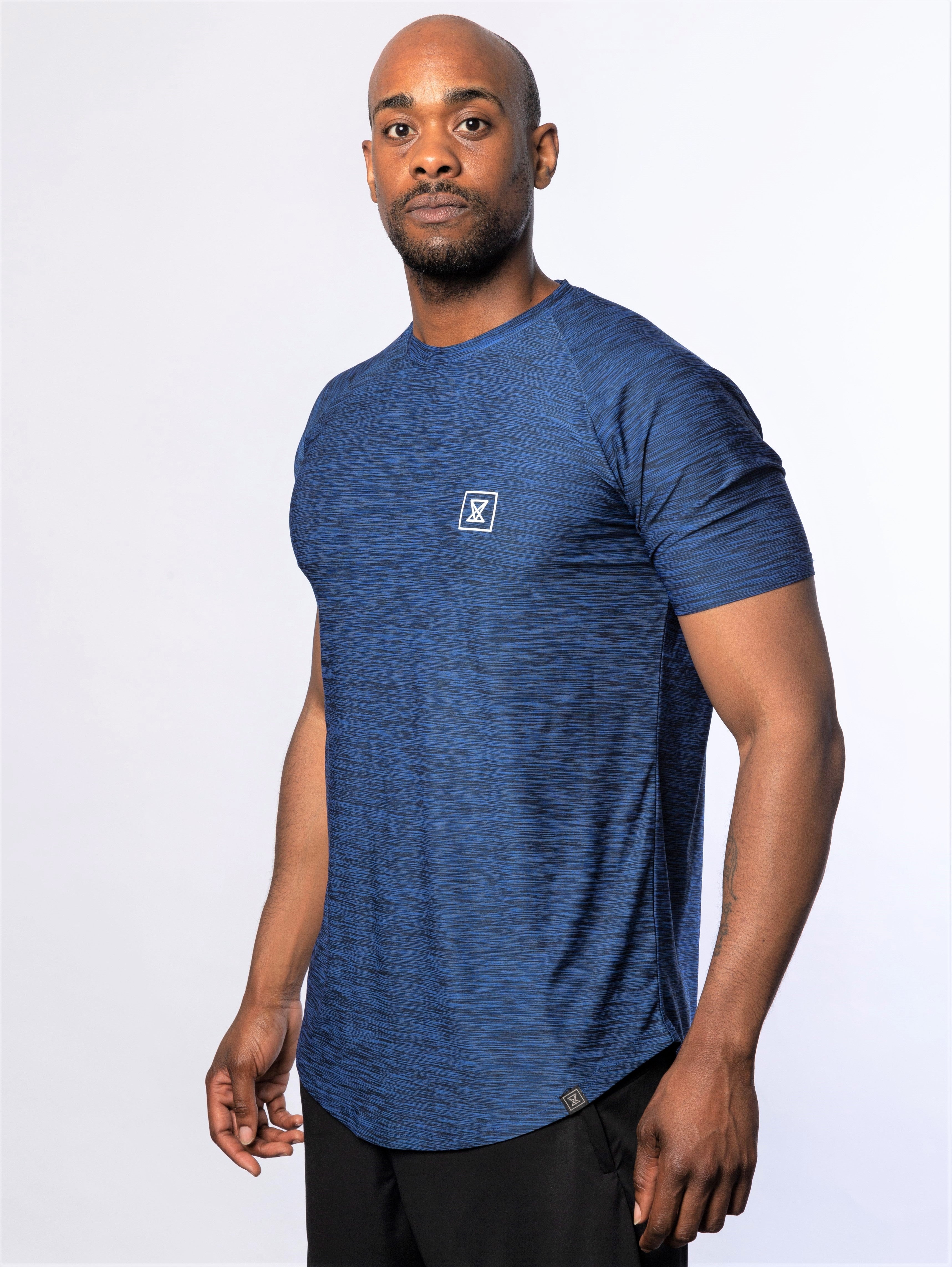 Elite T-Shirt [Dark Blue] - VXS GYM WEAR